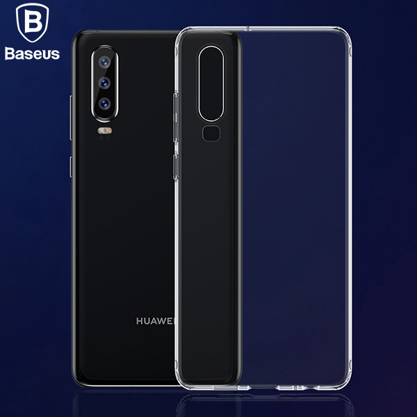 Baseus Huawei P30 Simple Ultra İnce Kamera Korumalı Silikon Kılıf-(1903)
