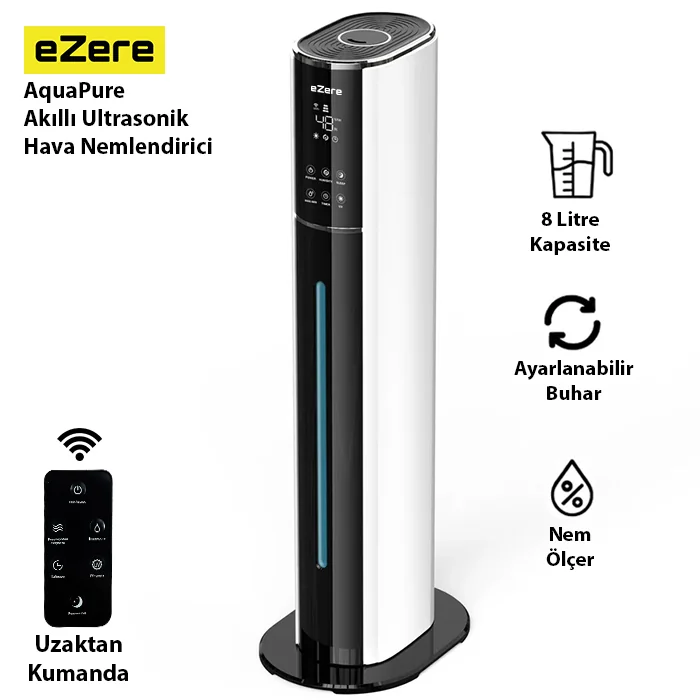 EZERE AquaPure MNS-A09 Ultrasonik Hava Nemlendirici-(1903)