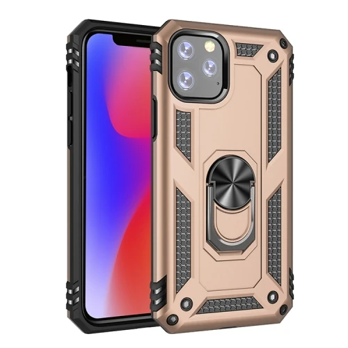 Ally iPhone 11 Pro 5.8 inch Yüzüklü Kılıf Armor Shockproof Ring kılıf-(1903)