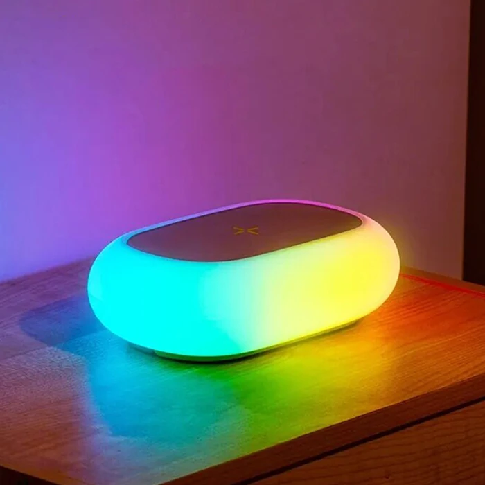 ALLY K31 Kablosuz Şarj Cihazı RGB Gece Lambası-(1903)