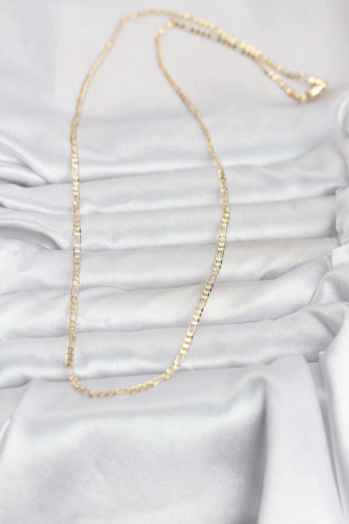 CM 14K Gold Renk İnce Kuşgözü Zincir Model 60 cm Kadın Kolye 5886