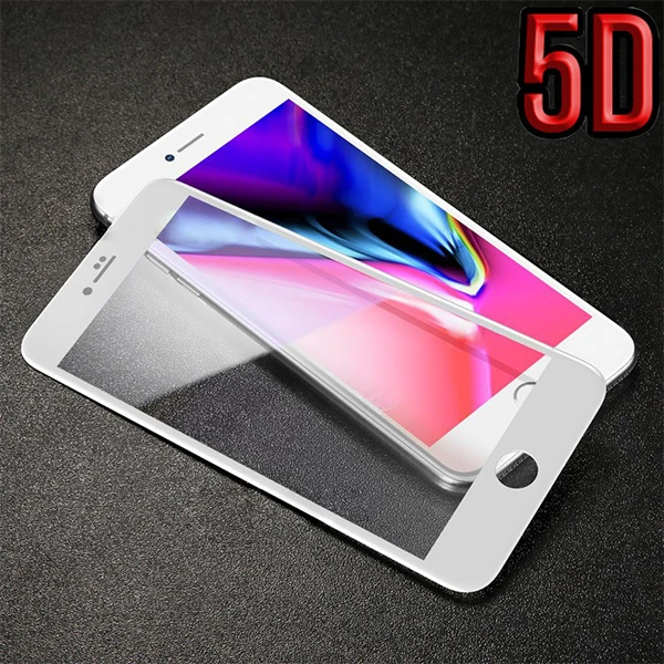 iPhone SE3-SE2 İPhone 8-7 5d Kavisli Full Kırılmaz Cam Ekran Koruyucu-(1903)