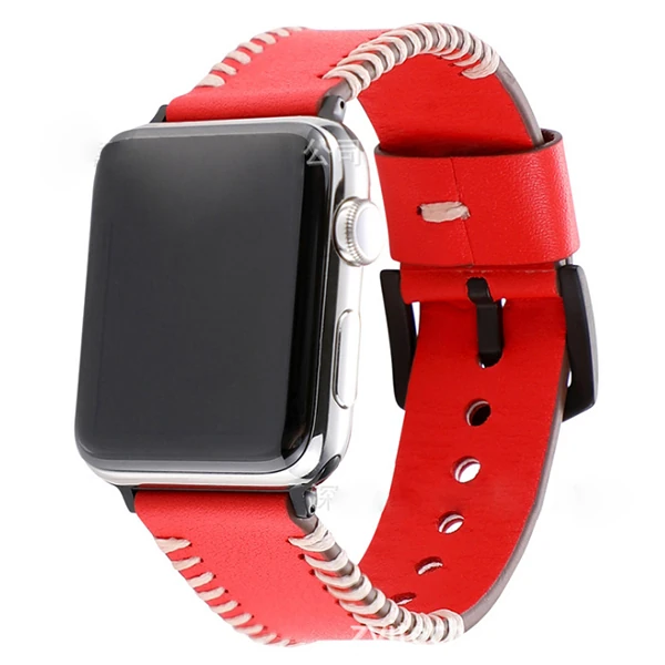 Ally Apple Watch Ultra 49mm 7-8 45mm 6-5-4 44mm Hakiki Deri Kordon Kayış 3-2-1 42mm-(1903)