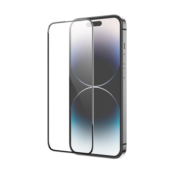 HOCO Guardian Shield Series iPhone 15 5D Tempered Kırılmaz Cam Ekran Koruyucu 10 Adet Set-(1903)