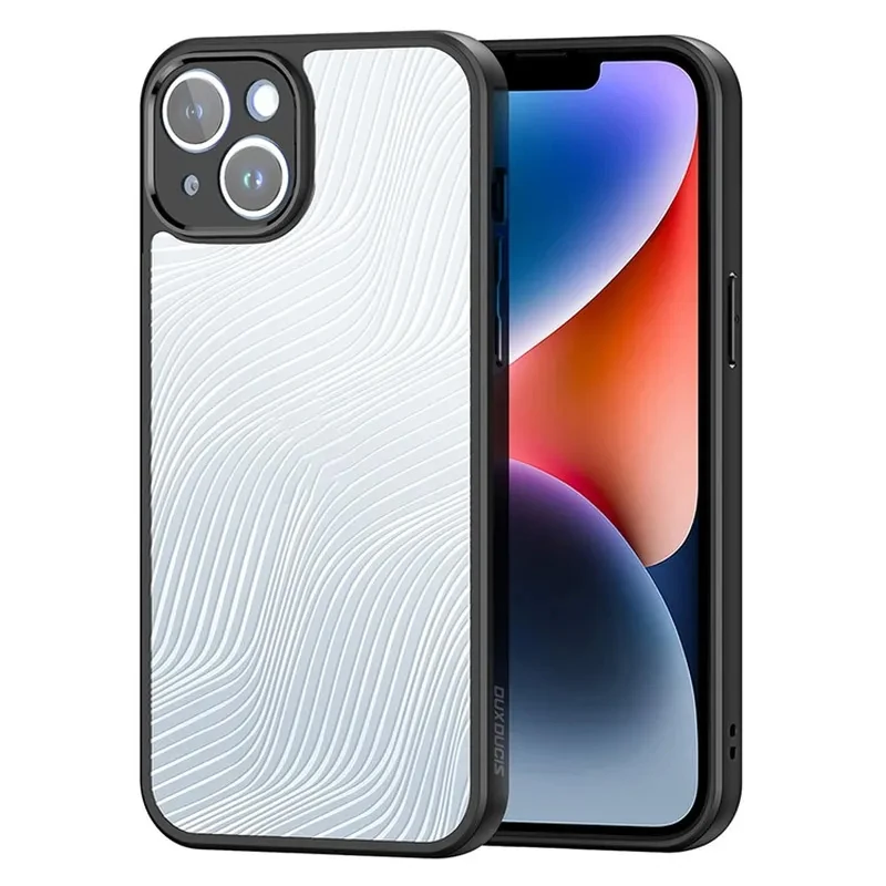 Dux Ducis iPhone 14 Plus Aimo Series Premium Buzlu Sert PC-TPU Kılıf-(1903)