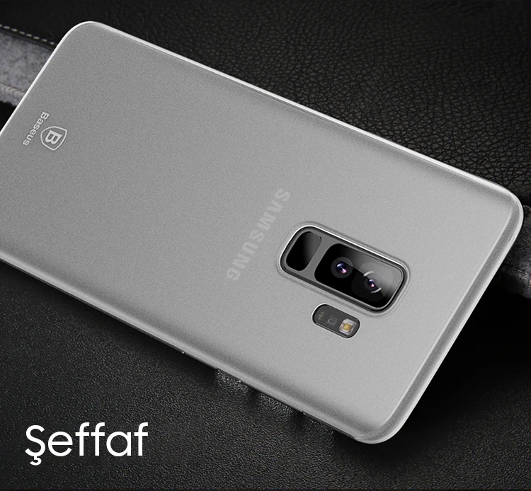 Baseus Galaxy S9 Wing Case Ultra İnce Lux Mat Kılıf-(1903)