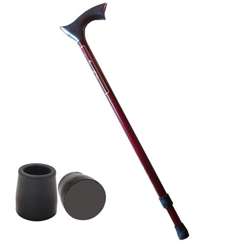 HSNET Yükseklik Ayarlanabilir Metal Baston BORDO Pongnas Design 