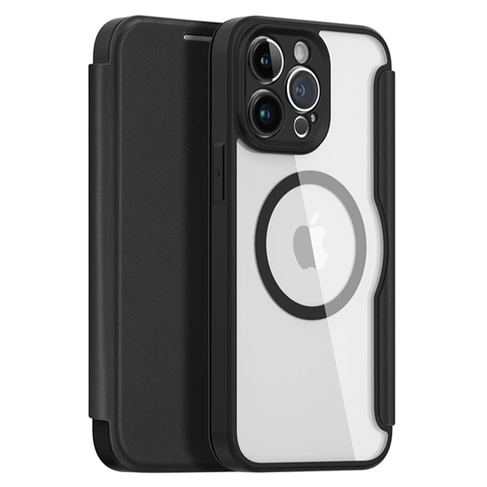 Dux Ducis iPhone 14 Pro 6.1 Kılıf Skin X Pro Series MagSafe Kapaklı Kılıf Folio Case-(1903)