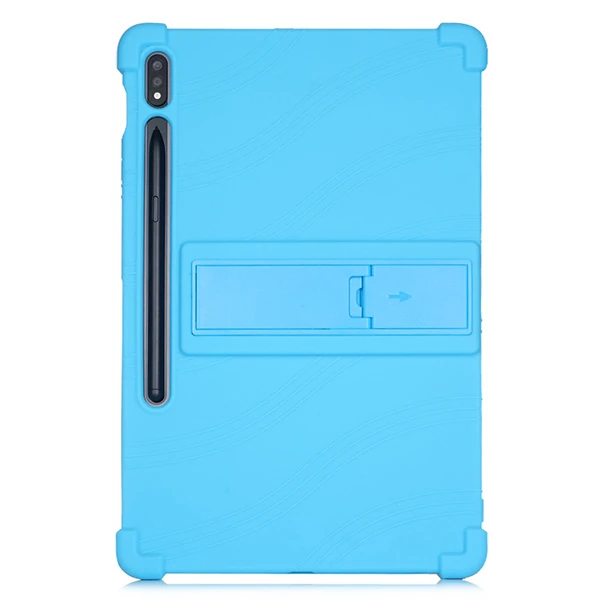 ALLY Galaxy Tab S8 Plus S7 Plus S7 FE T970 T975 Kılıf 12.4 inç Standlı Silikon Kılıf-(1903)