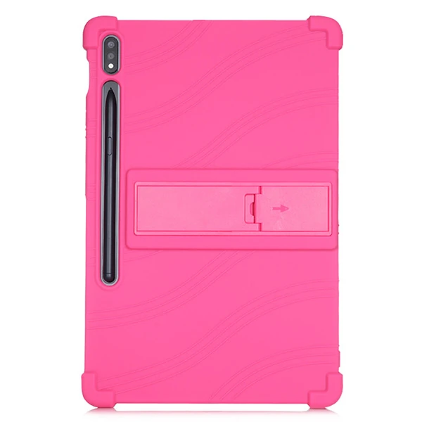 ALLY Galaxy Tab S8 S7 T870 /  T875 11 inç Standlı Silikon Kılıf-(1903)