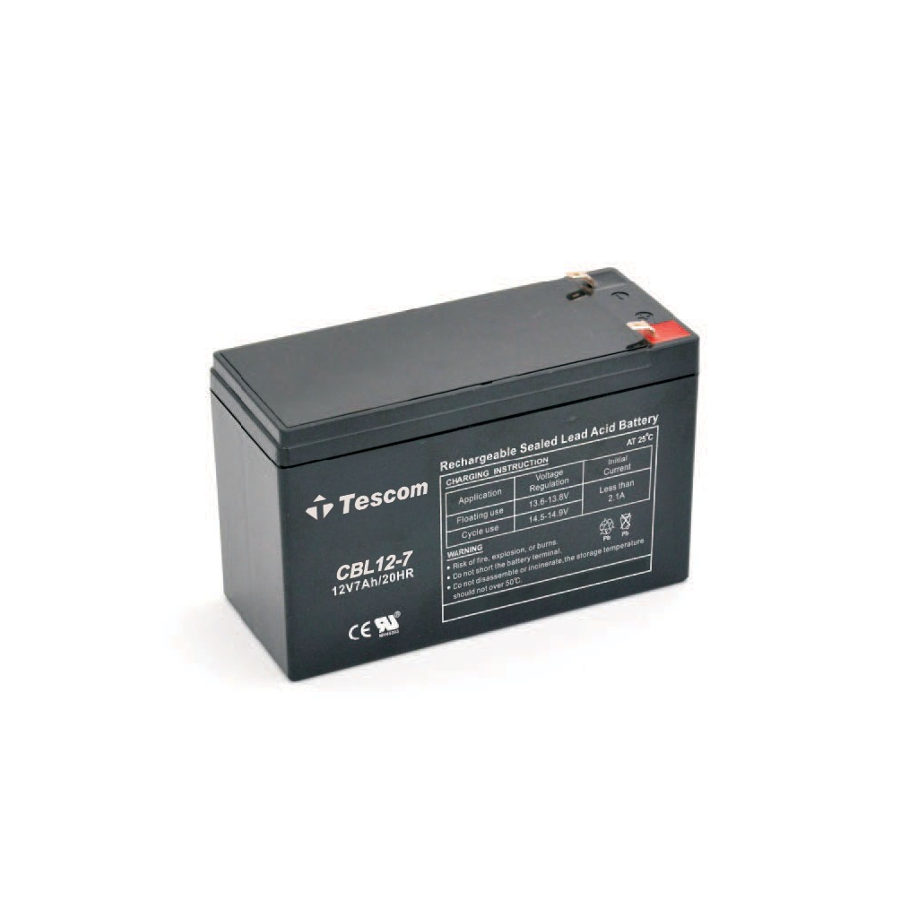 TESCOM Combatt CBL12-7 12V 7Ah Bakımsız  Kuru Akü. UPS için Uygundur. (100012589)(1923)