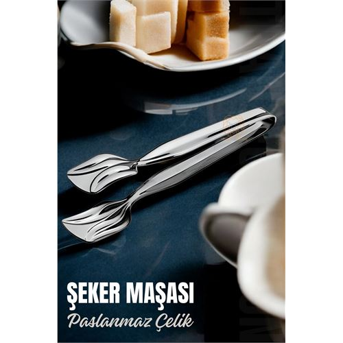 HSNET Şeker Maşası Paslanmaz Çelik 