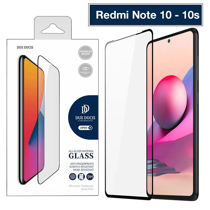 Dux Ducis Full Kaplama Redmi Note 10, Note 10S Cam Ekran Koruyucu-(1903)