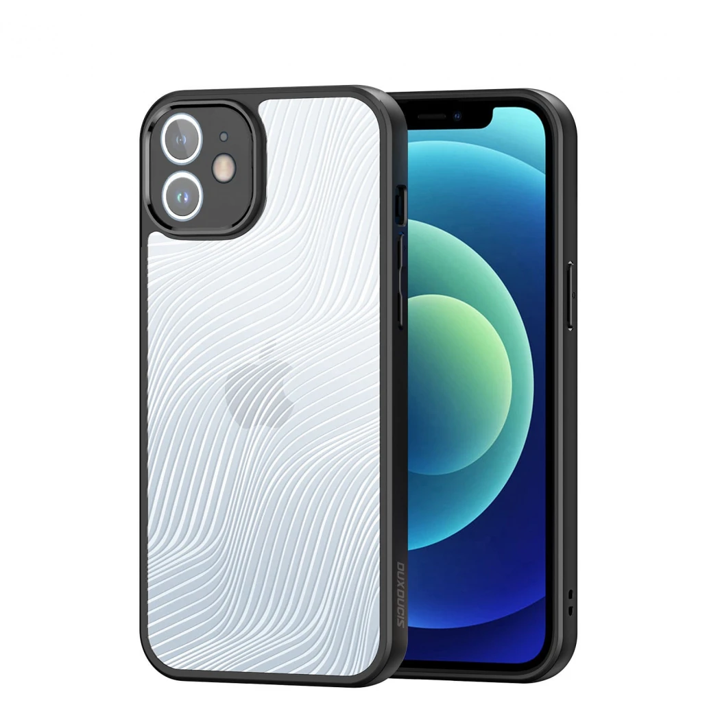 Dux Ducis iPhone 12 Aimo Series Premium Buzlu Sert PC-TPU Kılıf-(1903)