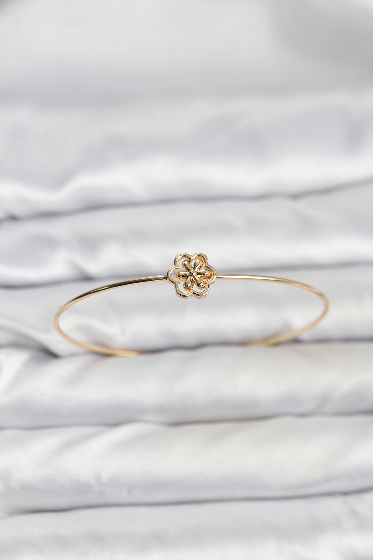 Lotus Model Gold Renk Bileklik 5886
