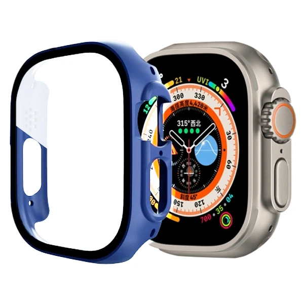 Ally Apple Watch Ultra 49mm için Hard PC Full Koruma Sert Armor Zırh Kılıf-(1903)