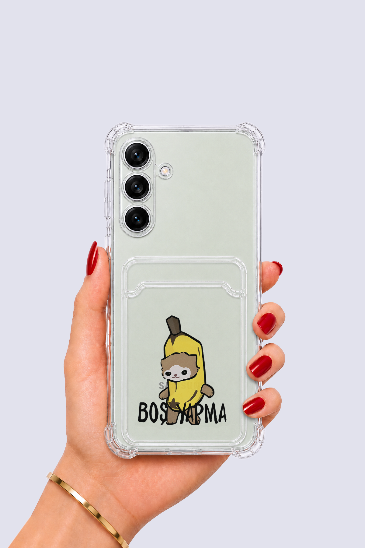 Samsung Galaxy S24 Kartlıklı Boş Yapma Desenli Kılıf