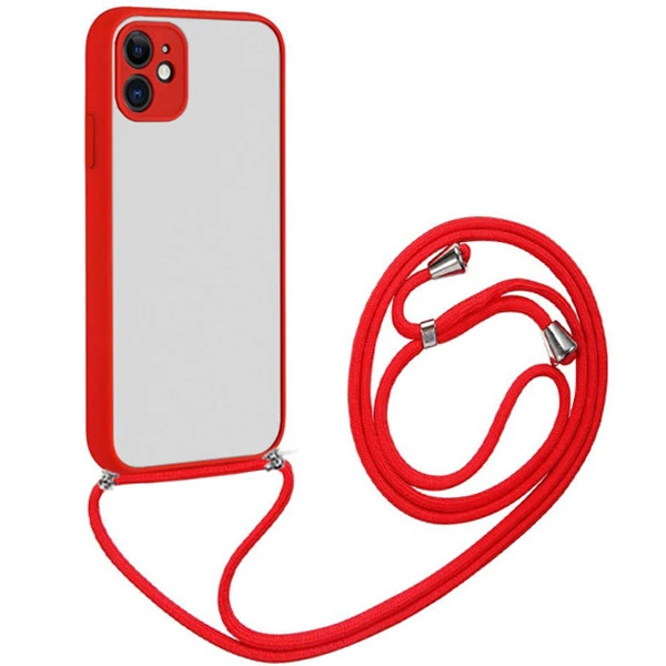 ALLY iPhone 11 6.1 Askılı Koruyucu Silikon Kılıf-(1903)