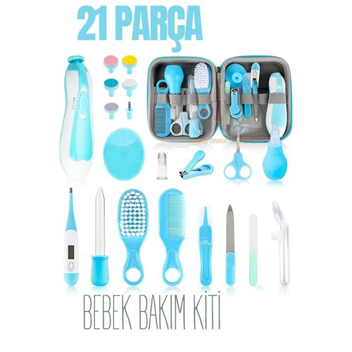 HSNET Bebek Bakım Seti Çantalı Bebek Bakım Kiti 