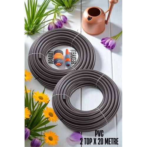 HSNET 2 Top 20 Metre Bahçe Hortumu Sulama Aparatı Set 