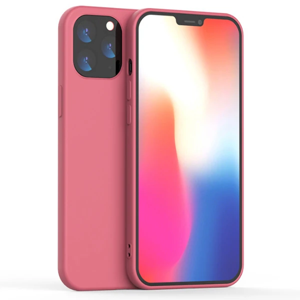 iPhone 12 Pro max 6.7 Lansman Kılıf İçi Kadife Soft Silikon Kılıf-(1903)