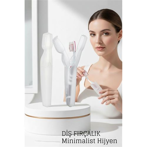 Kapaklı Diş Fırçası Kutusu Kapaklı Diş Fırçalık – Hijyenik ve Şık Banyo Düzeni 