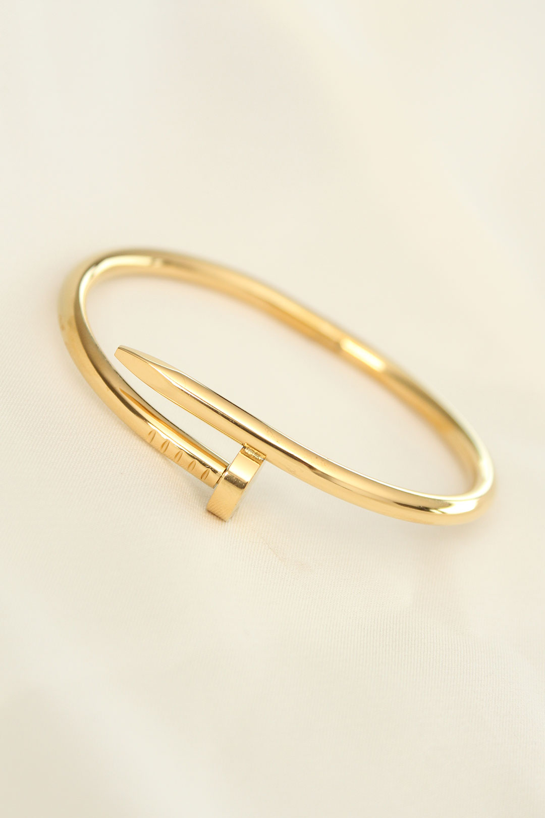 316L Çelik Gold Renk Çivi Model Bileklik 5886