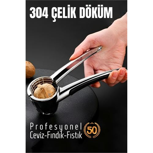 HSNET Fındık ve Ceviz Kırıcı 304 Paslanmaz Çelik  