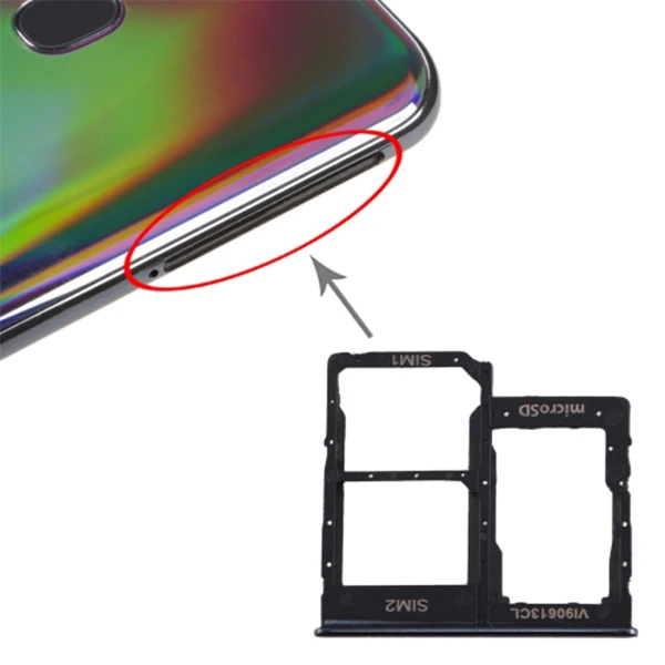SM Galaxy A40 SM-A405F Sim Hafıza Kart Kapağı Tutucu-(1903)