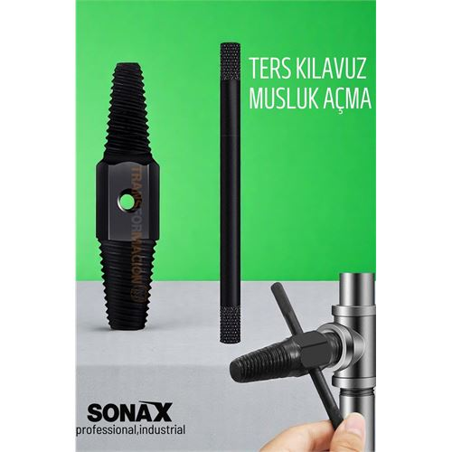 HSNET Ters Kılavuz Hasarlı Musluk Boru Vana Kılavuz Seti Musluk Açma 
