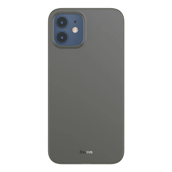 Baseus Wing Case İPhone 12 6.1 Kılıf Ultra İnce Lux Mat Şeffaf Kılıf-(1903)