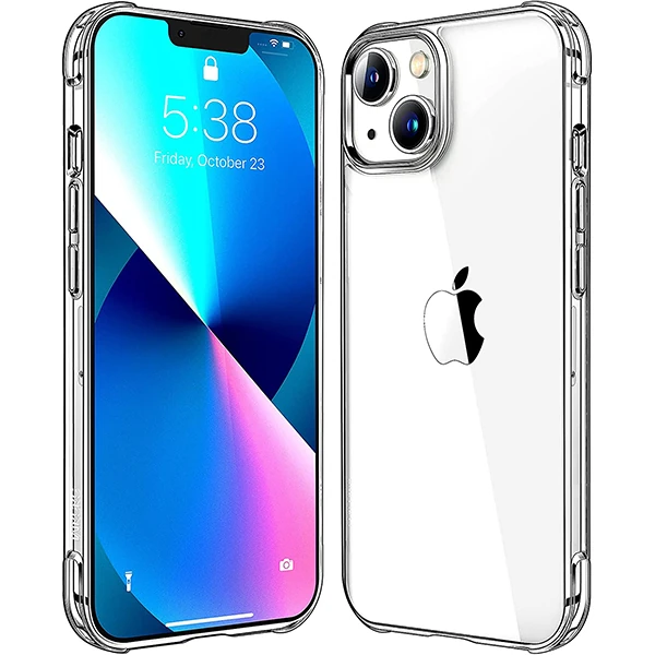 iPhone 13 Mini 5.4inç Anti-Drop Shockproof Darbe Emici Silikon Kılıf-(1903)