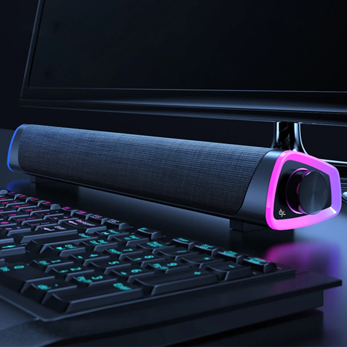 Ally RGB Bas Soundbar Tv Ses Sistemi ve Bilgisayar Masaüstü Bluetooth Hoparlör Subwoofer-(1903)