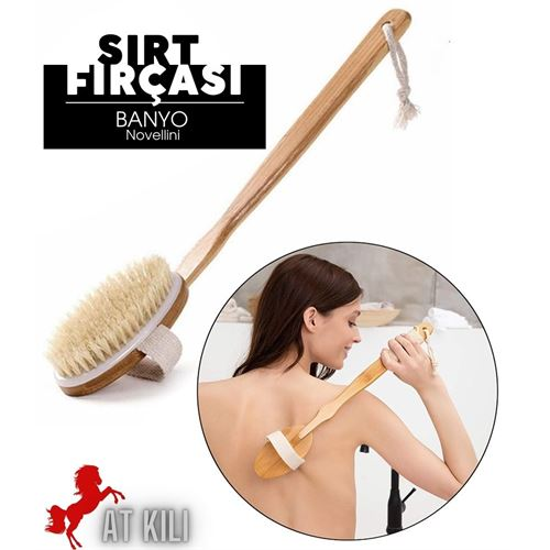 HSNET Novellini Doğal Banyo Sırt ve Selülit Fırçası 