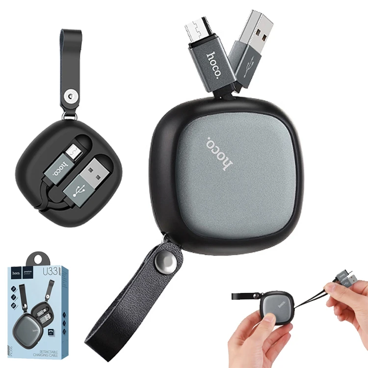 Hoco U33 Taşıma Çantalı  Mikro Usb Kablo-(1903)