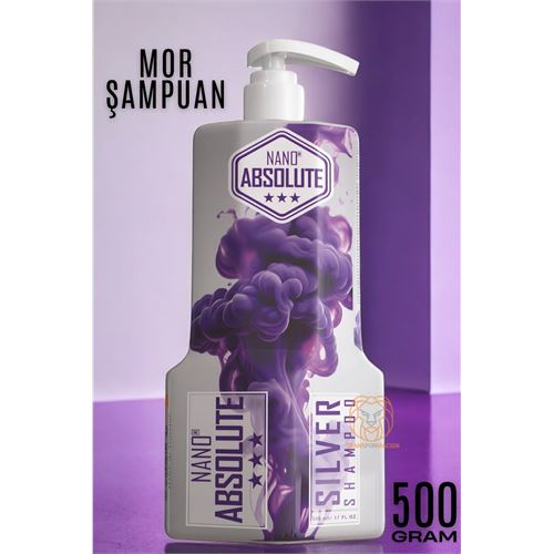 HSNET Silver Mor Şampuan 500 ML Absolute Professional 