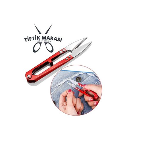  Iplik Tiftik Temizleme Ergonomik Makası 