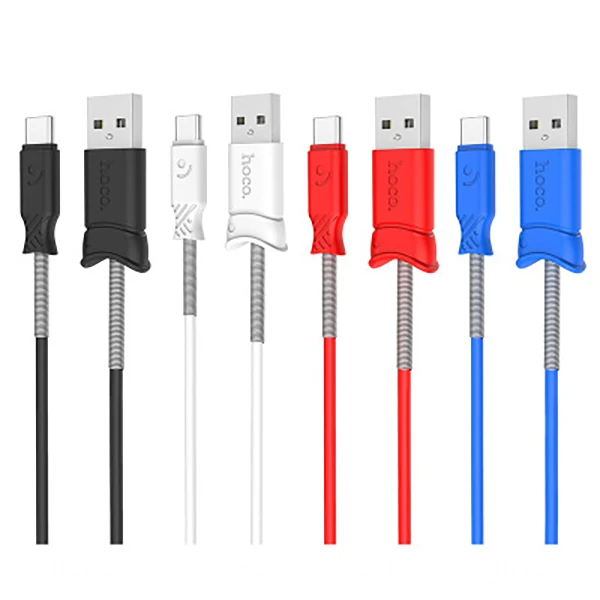 Hoco X24 Type-C 1 Metre 2.4a Hızlı Şarj Usb Kablosu-(5775)