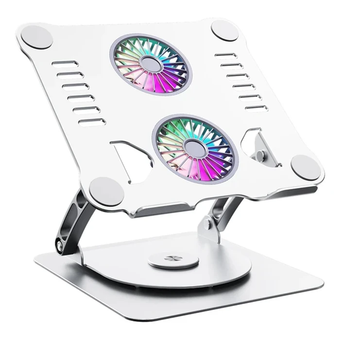 ALLY T619G 360° Dönebilen Alüminyum Alaşım Soğutucu Masaüstü Laptop Standı-(1903)