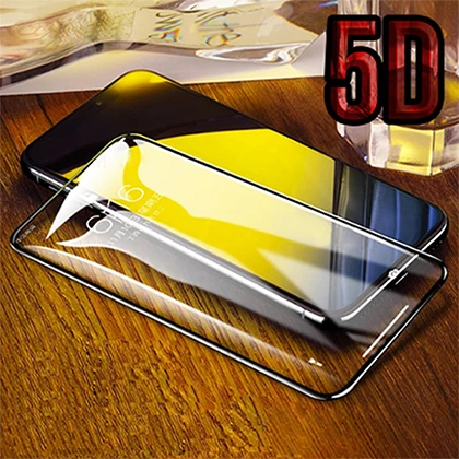 İPhone 11 Pro Max 5D Kavisli Full Tempered Cam Ekran Koruyucu-(1903)
