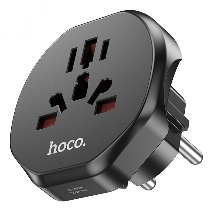 Hoco AC6 Travel Power Universal Seyahat Şarj Adaptörü EU-(1903)
