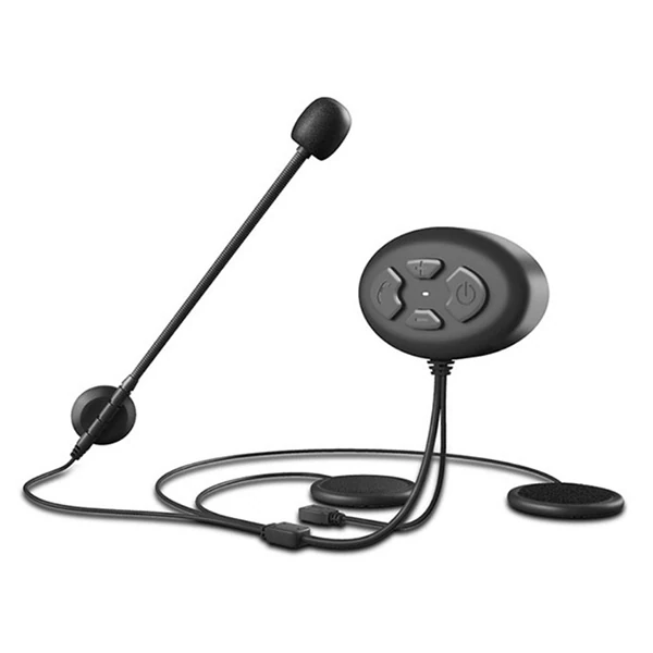 ALLY DK11 Motosiklet Kask Kulaklık Bluetooth 5.0 Kulaklık FM Radyo IP54 Su Geçirmez Otomatik Cevap-(1903)