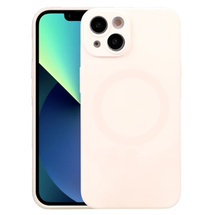 ALLY iPhone 14 Plus 6.7inç Liquid Silica Magsafe Uyumlu Silikon Kılıf-(1903)