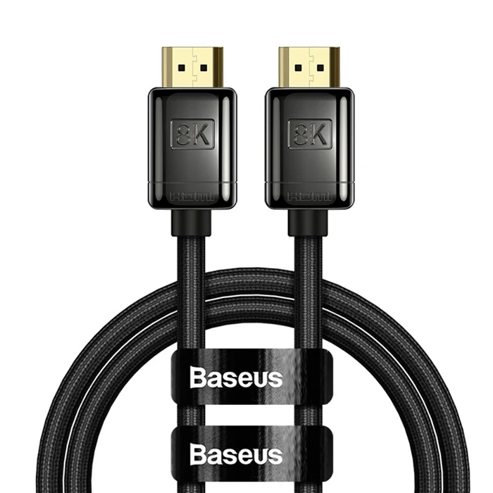 Baseus HD Series 8K HDMI to HDMI 2.1V HDMI 60hz Kablo 1 Metre-(1903)