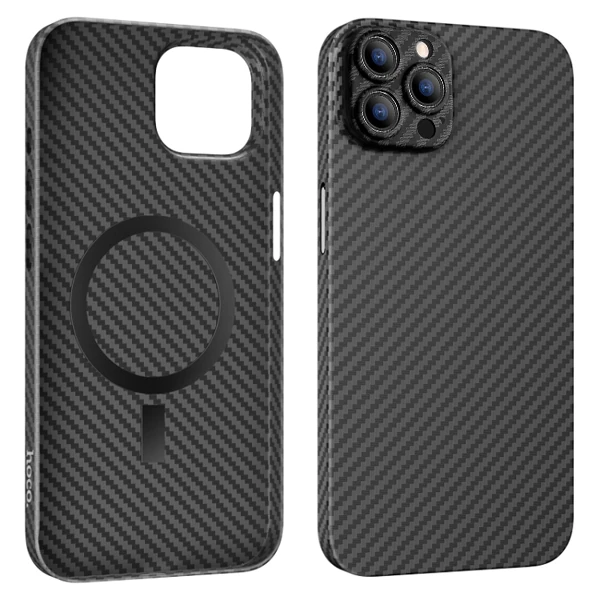 Hoco iPhone 14 Plus 6.7 Kılıf Manyetik Magsafeli Kamera Korumalı Telefon Kılıfı-(1903)