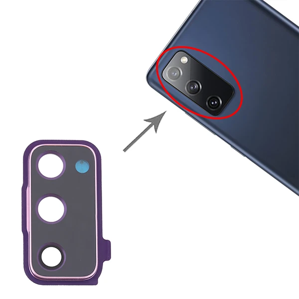 Sm Galaxy S20 FE G780 Metal Çerçeveli Kamera Lens Full Set-(1903)