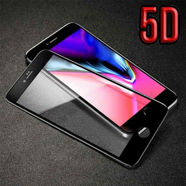 İPhone 8 Plus 7 Plus 5d Kavisli Full Kırılmaz Cam Ekran Koruyucu-(1903)