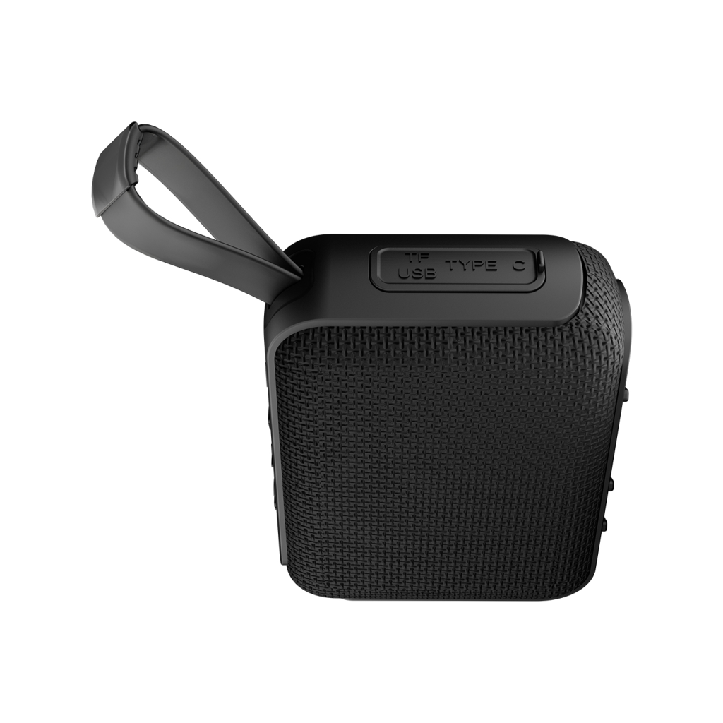 ASONIC AS-03 SİYAH 5W BT/USB/TF/TWS 1200mAh Batarya Bluetooth V5.3 Kablosuz Taşınabilir Speaker(1923) 4