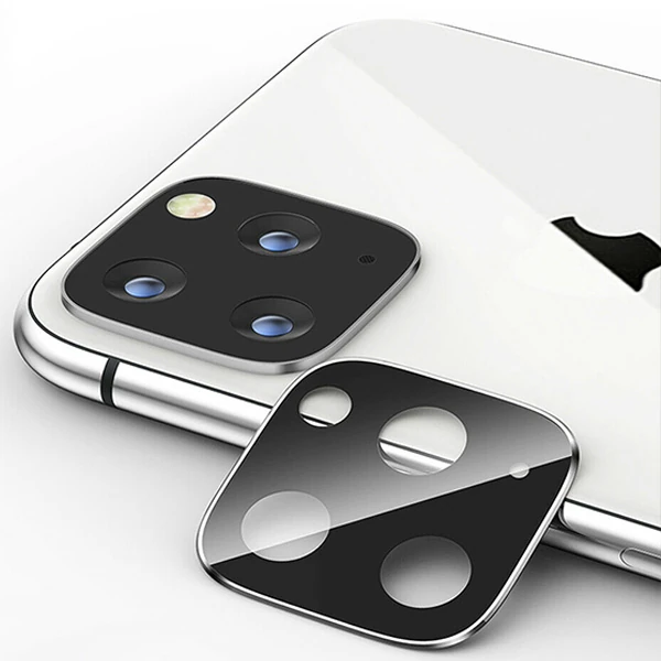 İPhone 11 Pro/ 11 Pro Max  3D Kamera Koruyucu Cam+ Metal Lens-(1903)