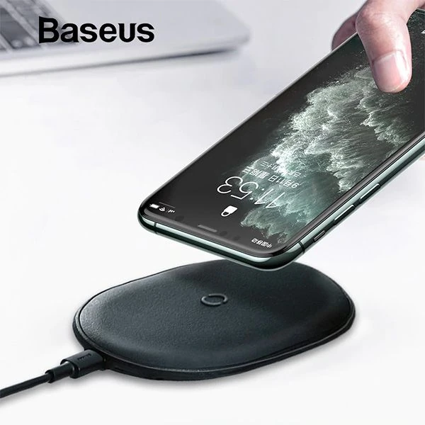 Baseus Cobble 15W wireless Kablosuz Şarj Cihazı İPhone 12-11,XS MAX XR 8-(1903)